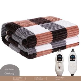 Electric Blanket Heated Electric Blanket Bed 220V Thermal Winter Thermostat Electric Heating Blanket Heated Mattress Double 2 People Warmer Body 231212