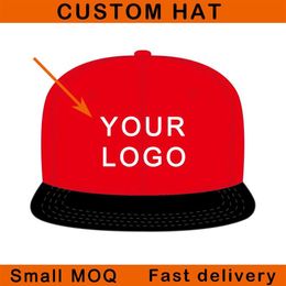 Custom baseball hat small MOQ order flat brim full close fitted 3D fashion embroidery trucker basketball football golf tennis spor266R