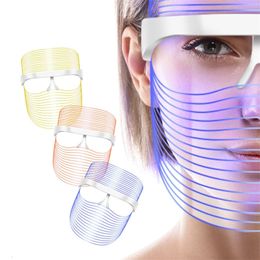 Face Care Device s Whitening Fade Wrinkles Home Mask Essence Auxiliary Instrument Multifunctional Seven color Light Beauty 231211