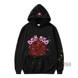 Tue8 2023 Men and Women Hoodies Fashion Spider Web Sp5der 55555 Comforters Sets Hip Hop Singer Letter Printed Lovers Early Autumn Sweater GOBK