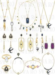 TAROT MAGIC Necklace Set Mysterious Symbol Lucky llow Devil's Eye Key Spades Female Jewelry Fashion Set Gift299B5353852