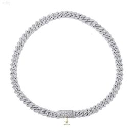 Quality New Collection Fine Jewellery Iced Out Moissanite Diamond 925 Silver Miami Cuban Link Chain for Men