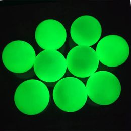 Golf Balls Golf Night Glow Balls Automatically Absorbs Light and Illuminates Night Golf Fluorescent Ball 10pcs 231212