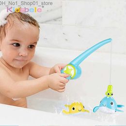 Bath Toys Bath Toys Fishing Games Magnetic Pool Fun Time Bathtub Toys For Toddlers Kids Whales Water Table Tub Gifts Q231212