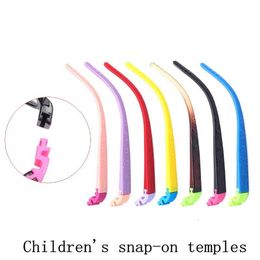 Fashion Sunglasses Frames Children Silica Temples Snap-on Colour Silicone Pair Multi-color Optional Glasses Legs AccessoriesFashion2729
