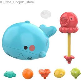 Bath Toys Baby Shower Floating Bath Toy Babies Bathtub Squirt Toy For Bathing Shower Octopus Squirting Pool Toy Multi Patterns For Babies Q231212