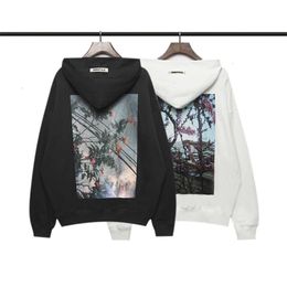 Tides brand bear of God essentials oil painting high street Hoodie couple loose Pullover Sweater Fashion texture hoodie