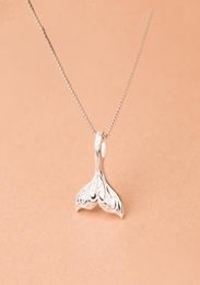 Pendant Necklaces Design Animal Fashion Women Necklace Whale Tail Fish Nautical Charm Mermaid Elegant Jewelry Girls Collares7324560