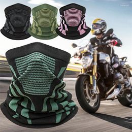 Bandanas Thermal Mask Scarves Cover Neck Warmer Gaiter Bicycle Cycling Ski Tube Scarf Hiking Breathable Masks Print Women Men Winter