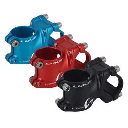 Bike Groupsets Bicycle Short Stem 31.8 25.4x35mm Aluminium Alloy Hollow Out For Mountain Cycling Accessories 231212