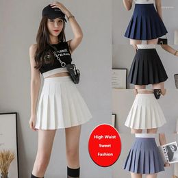 Skirts Fashion Spring Summer Women Pleated Short Skirt Office Lady Wrap Hip Safety Mini Student Girl Casual Clothes Party Gift