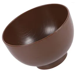 Bowls Ceramic Ramen Bowl Small Soup Kitchen Supply Wood Grain Japanese Style Rice
