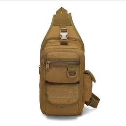 Tactical Outdoor Shoulder Bag Waterproof Oxford Camo Crossbody Bag