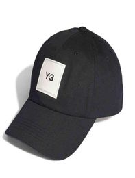 Y3 Yamamoto Yaosi Hat Men039s and Women039s Same Black and White Label Baseball Cap Duck Tongue Cap3767801