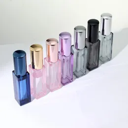 3ml 5ml Glass Spray Perfume Bottles Rose Gold Colour Empty Refillable Perfume Atomizer Essential Oil Scent Bottles