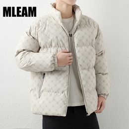 Mens Down Parkas Winter Jacket Casual Oversize Stand Collar Thick Warm Jackets Coat Loose Man Woman Oversized Clothing 231212