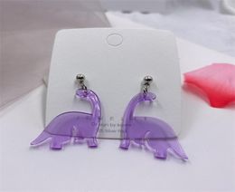 New Acrylic Dinosaur Pendant Charm Creative Personality Party Girl Gift Earnail AC3006437429