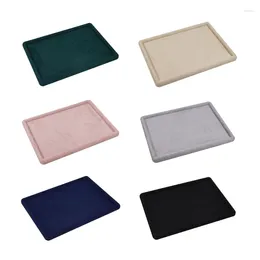 Jewellery Pouches E0BF Modern Display Tray Accessories For Necklace Rings Bracelet