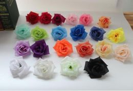 Silk flower head big rose flowers artificial flowers ball head brooch wedding decoration flower 85cm diameter GB15914288007