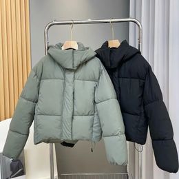 Women's Down Parkas Women's Winter Vintage Hooded Pockets Cotton Parkas Jackets Very Warm Thick in Coats Female Outerwear Streetwear Clothes 231212