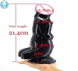 Fat Sex Qkkq products dildos Realistic Enormous Dildo Adult Masturbation Sucker Large Artificial Penis Anaal Plug Women Filled Fet1138796