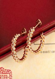 Fashion style Luxury quality Charm drop earring in 18k rose gold plated for women wedding jewelry gift have box stamp PS71956887078