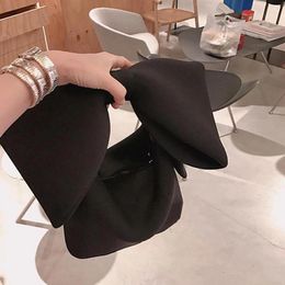 Evening Bags Women Handbags Bow Day Clutches Bag Designer Ladies Party Black Handbag Shoulder Purses And