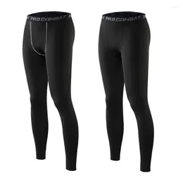 Running Shorts Sports Fitness Leggings Men's Compression Tight Elastic Quick Dry Pants Basketball Training