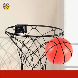 Balls 30cm Hanging Basketball Wall Mounted Goal Hoop Rim Net Sports Netting Indoor Outdoor Children's Basketball Box 231212