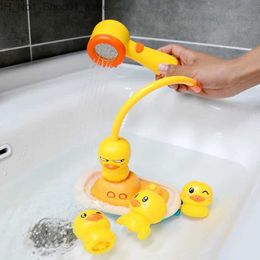 Bath Toys Bath Toys Baby Water Game Pirate Ship Duck Model Faucet Shower Electric Spray For Kids Swimming Bathroom Children Gifts Q231212