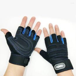 Cycling Gloves Non-slip Wear-resistant Half-finger Men Women Outdoor Sports Gym Weightlifting Fitness Training