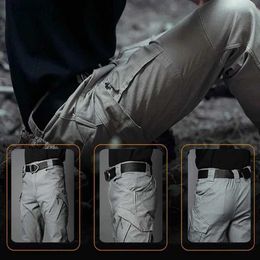 Men's Pants Tactical Cargo Pants Men Outdoor Waterproof SWAT Combat Military Camouflage Trousers Casual lti Pocket Pants Work JoggersL231222