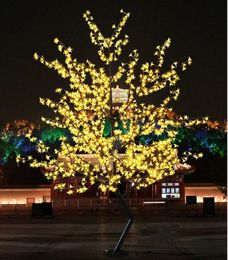 LED Cherry Blossom Tree Light 864pcs LED Bulbs 1.8m Height 110/220VAC Seven Colours for Option Rainproof Outdoor Usage 8R