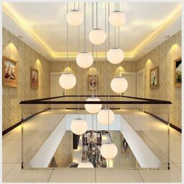 led decoration lighting fixture glass pendant lamp led staircase lighting spiral pendant light fixture lamp round pendant lamps183K