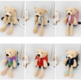 Cartoon Plush Bear Kids Backpacks Stuffed243S