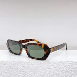 Sunglasses Tortoiseshell Black White Beige 5 Colors Women's 40243I Fashion Personality Hip Hop Style Polygon Frame Men Glasses