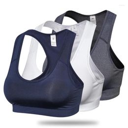 Yoga Outfit Shockproof Women Sport Bra Gathered Without Steel Ring Running Vest Breathable Quick Dry Athletic Sportswear Custom Logo