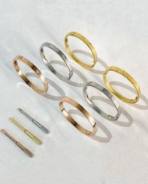 High Quality Love Screwdriver Bracelets Bangle Designer Design Fashion 316L Titanium Steel Bracelet for Men and Women5501218