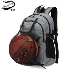 Outdoor Bags Fengdong football backpack school bags for boys basketball backpack student school backpack sport backpack rucksack boy gift 231212