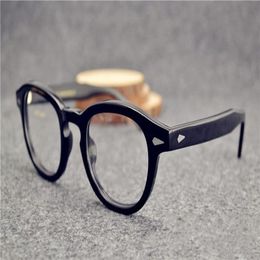 Sunglasses Frames johnny depp glasses top Quality brand round eyeglasses frame men and women myopia eye glasses frames shippi237Q