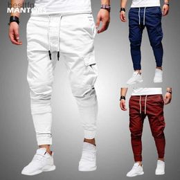 Men's Pants Men Pants Thin Fashion Casual Jogger Pants 2020 Streetwear Cargo Pants Men's lti-pockets Trousers Fitness Gyms Sweatpants MensL231212