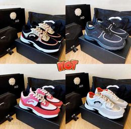 channel shoes Designer Luxury Womens Casual Outdoor running Shoes Reflective Sneakers Vintage Suede Leather and Men Trainers Fashion derma 620