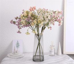 Decorative Flowers Korean Artificial Simulation Starry Fake Ins Home Living Room Decoration Ornaments Flower Arrangement Silk