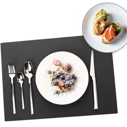 Table Mats 2pack Lot Sturdy And Durable Placemats Made With Food Grade Silicone For Safe Long-lasting Dark Grey 40 30cm