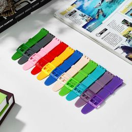 Watch Bands 19mm Silicone Rubber Band Strap Fit Replacement Black Waterproof Watchbands Accessories