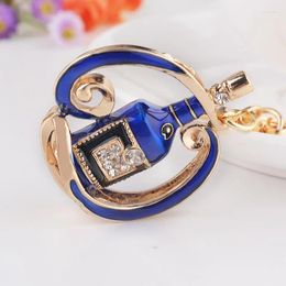 Keychains Selling Russian Jewelry Fashion Creative Wine Bottle Shape Keychain Pendant Charm