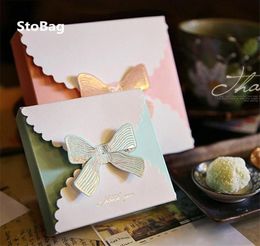 StoBag 10pcs White Cardboard Soap Soap Flower Large Gift Box Candy Baking Packaging Carton Cake Decorating Bow Wedding Party9347801