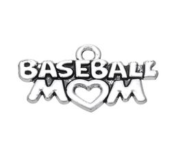 New Fashion Easy to diy 20Pcs Festival Gift Baseball Mom Charms Jewellery For Women Jewellery making fit for necklace or3106029