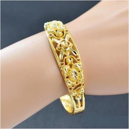 Bangle Bangle Zea Dear Jewelry Classic Findings Big Round For Women High Quality Bracelet Party Gift Dubai Fashion Drop Delivery Jewel Dh5Rl
