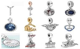 925 Silver Fit P stitch Bead Jewellery Gift Carving Suitable for Women Charms Bracelet Charm Beads Dangle DIY Jewellery Accessor7145200